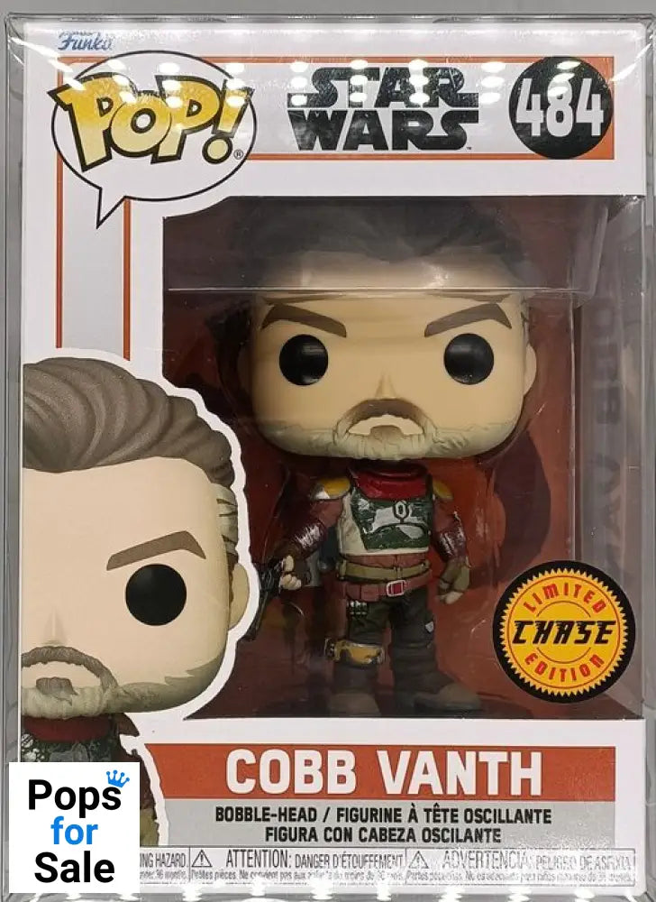 #484 Cobb Vanth (w/o Helmet) Chase - Star Wars Mandalorian Funko POP