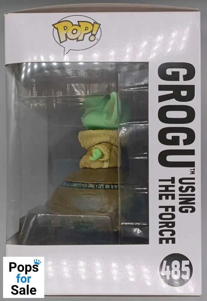 #485 Grogu (Using the Force- Lights up) Deluxe - Star Wars Funko POP