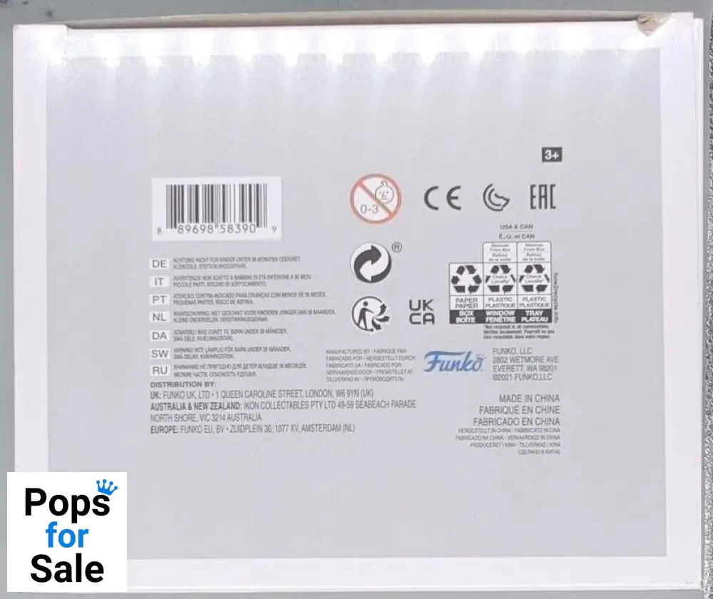 485 Grogu (Using the Force- Lights up) Deluxe - Star Wars Funko POP - Box Damaged