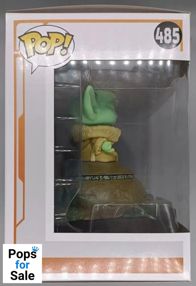 485 Grogu (Using the Force- Lights up) Deluxe - Star Wars Funko POP - Box Damaged