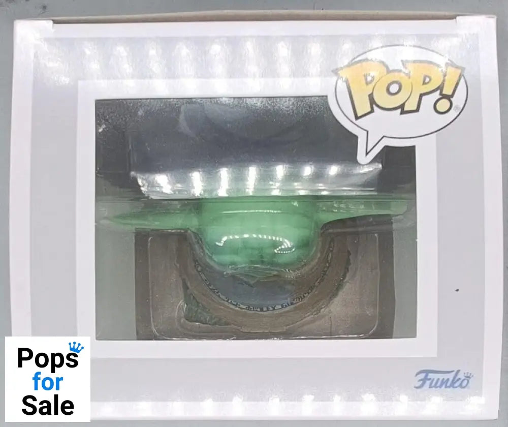 485 Grogu (Using the Force- Lights up) Deluxe - Star Wars Funko POP - Box Damaged