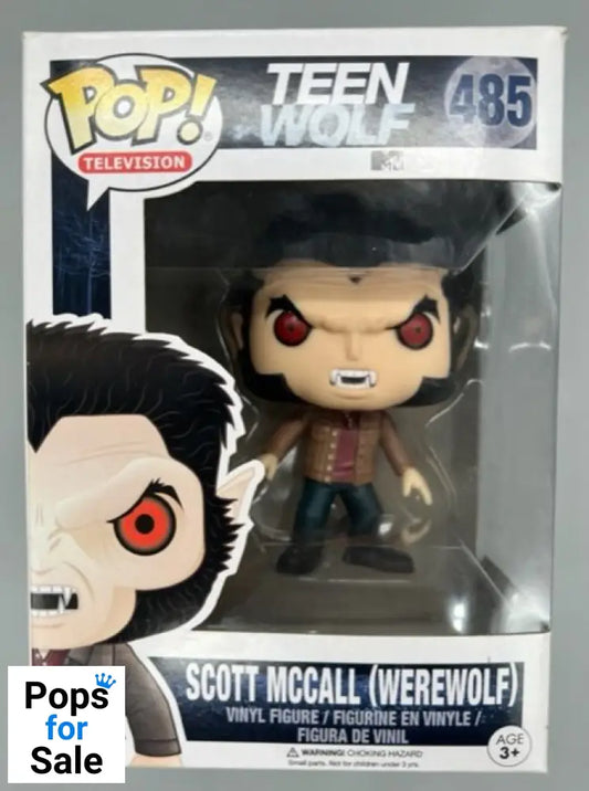 485 Scott McCall (Werewolf) - Teen Wolf - Funko POP - Box Damaged