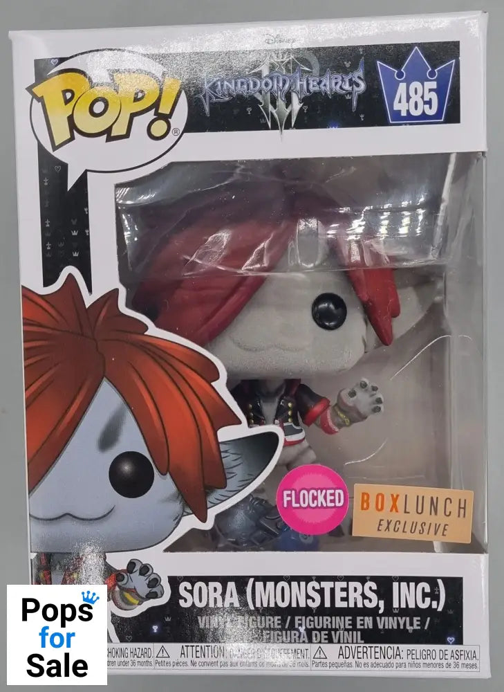 #485 Sora (Monsters Inc.) - Flocked Disney - Kingdom Hearts Funko POP