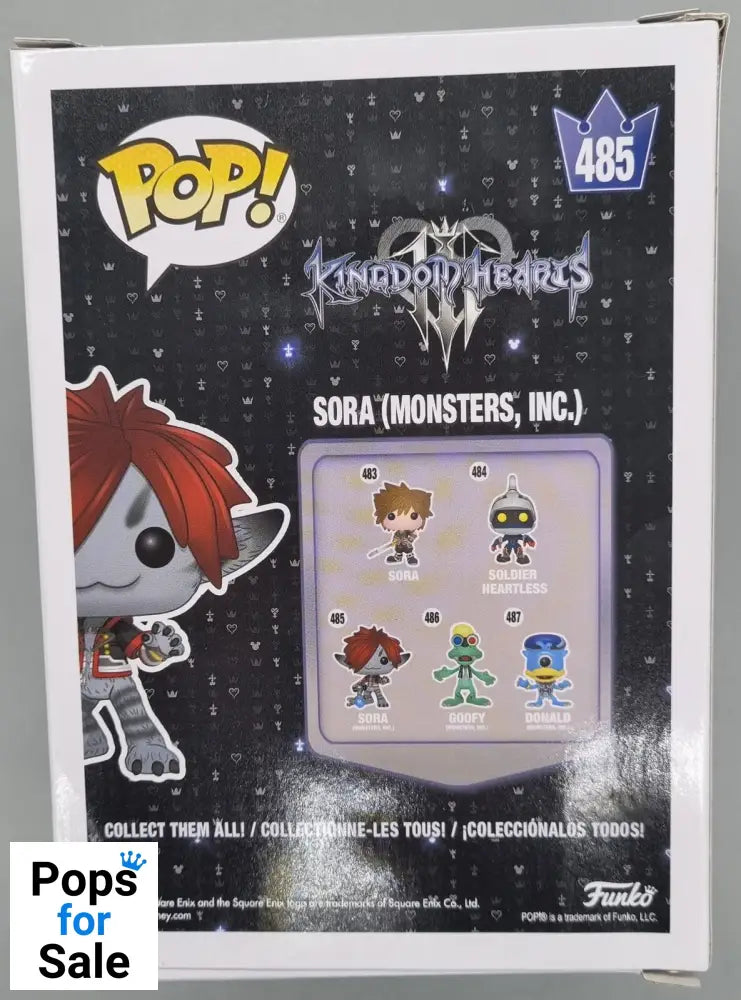 #485 Sora (Monsters Inc.) - Flocked Disney - Kingdom Hearts Funko POP