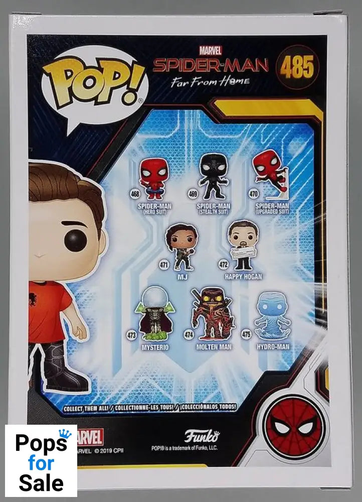 #485 Spider-Man (Borrowed Jersey) - Marvel Far From Home Funko POP