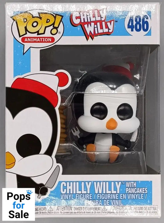 #486 Chilly Willy (with Pancakes) - Chilly Willy Box Damaged Funko POP