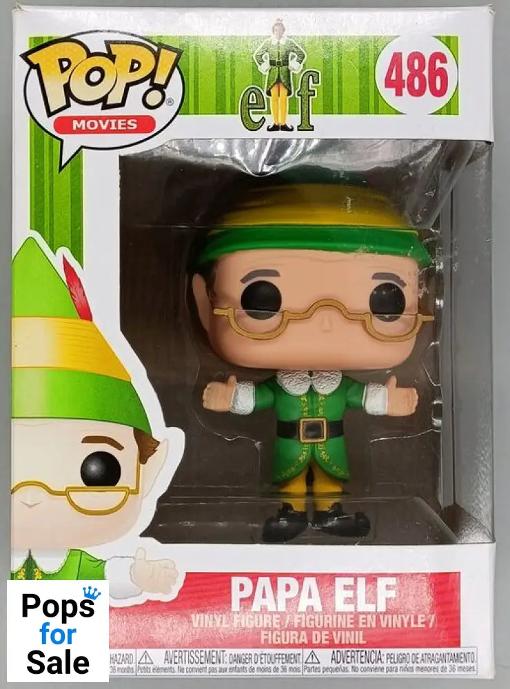 486 Papa Elf - Elf - Box Damaged Funko POP