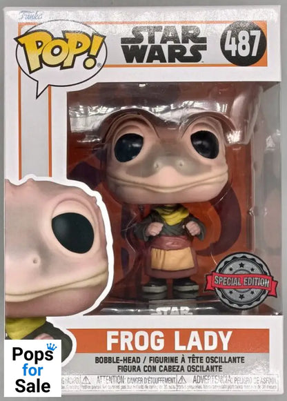 #487 Frog Lady - Star Wars The Mandalorian - Box Damaged Funko POP