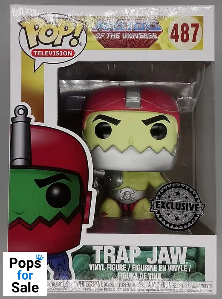 #487 Trap Jaw (Comic) - Masters of the Universe - Box Damaged Funko POP