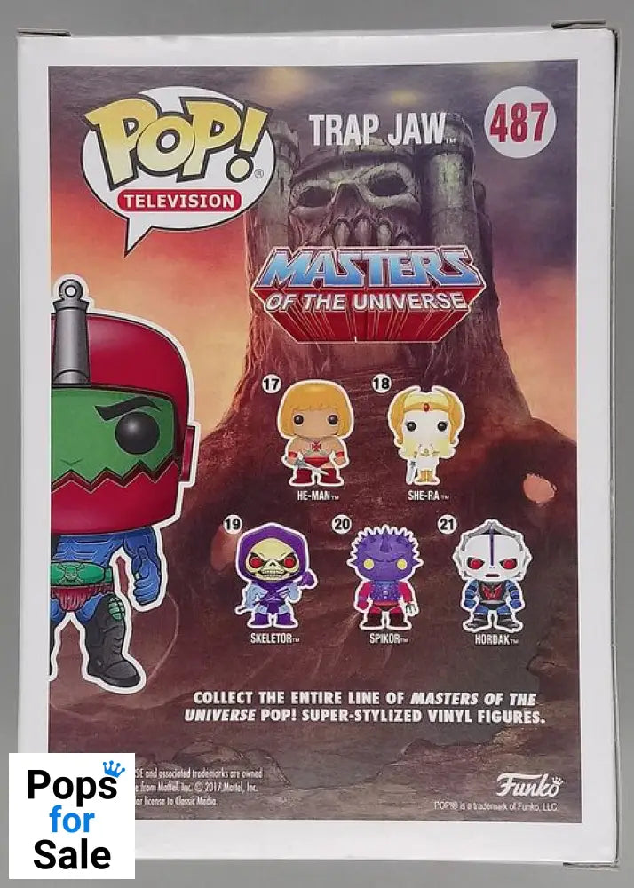 #487 Trap Jaw - Masters Of The Universe Funko POP