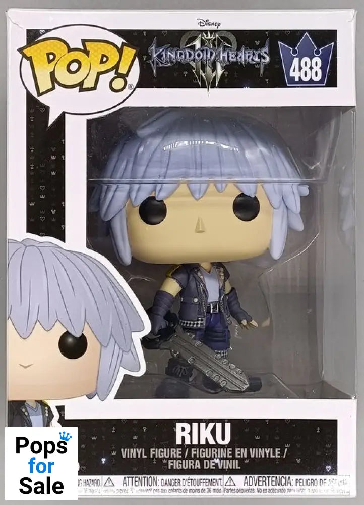488 Riku - Disney Kingdom Hearts III - Box Damaged Funko POP