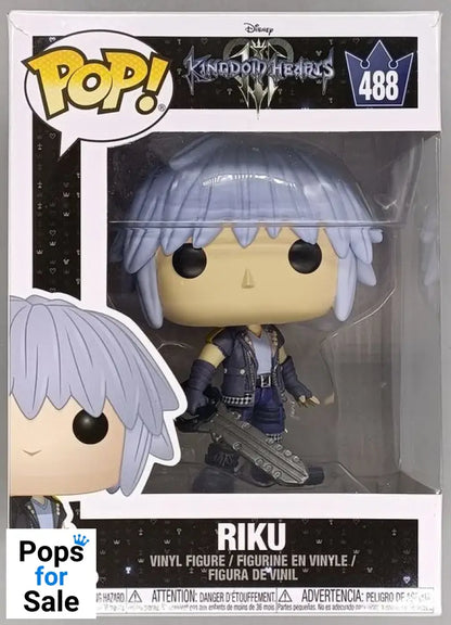 488 Riku - Disney Kingdom Hearts III - Box Damaged Funko POP