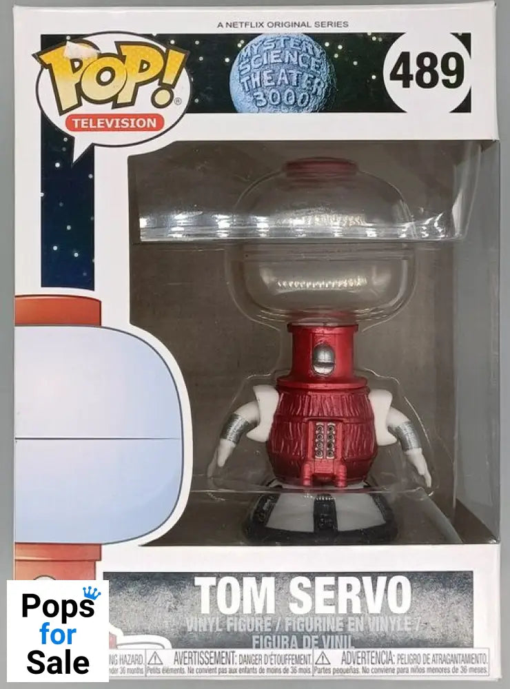 489 Tom Servo - Mystery Science Theater 3000 - Box Damaged Funko POP