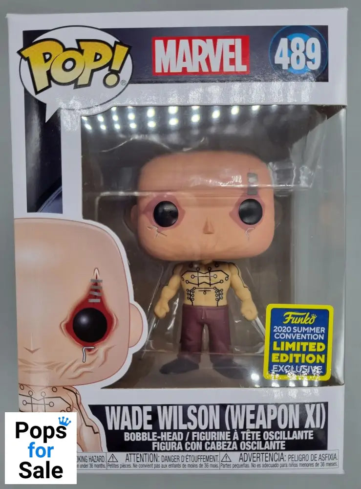 #489 Wade Wilson (Weapon XI) - Marvel - 2020 Con Funko POP