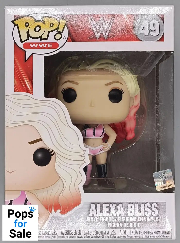 #49 Alexa Bliss - WWE - Box Damaged Funko POP