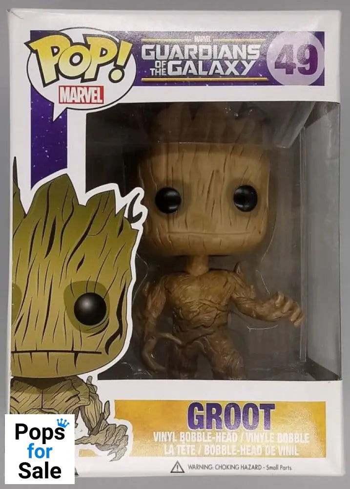 #49 Groot - Marvel Guardians Of The Galaxy - Box Damaged Funko POP