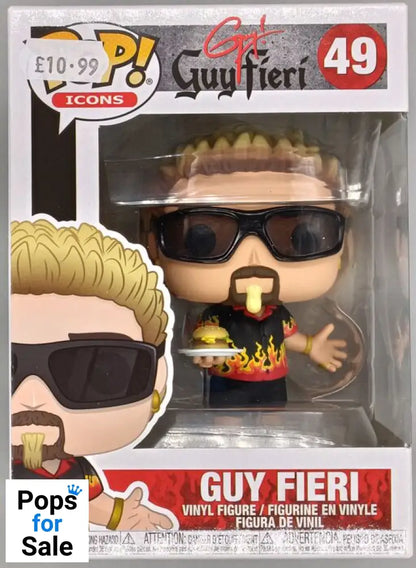 #49 Guy Fieri - Pop Icons - Box Damaged Funko POP