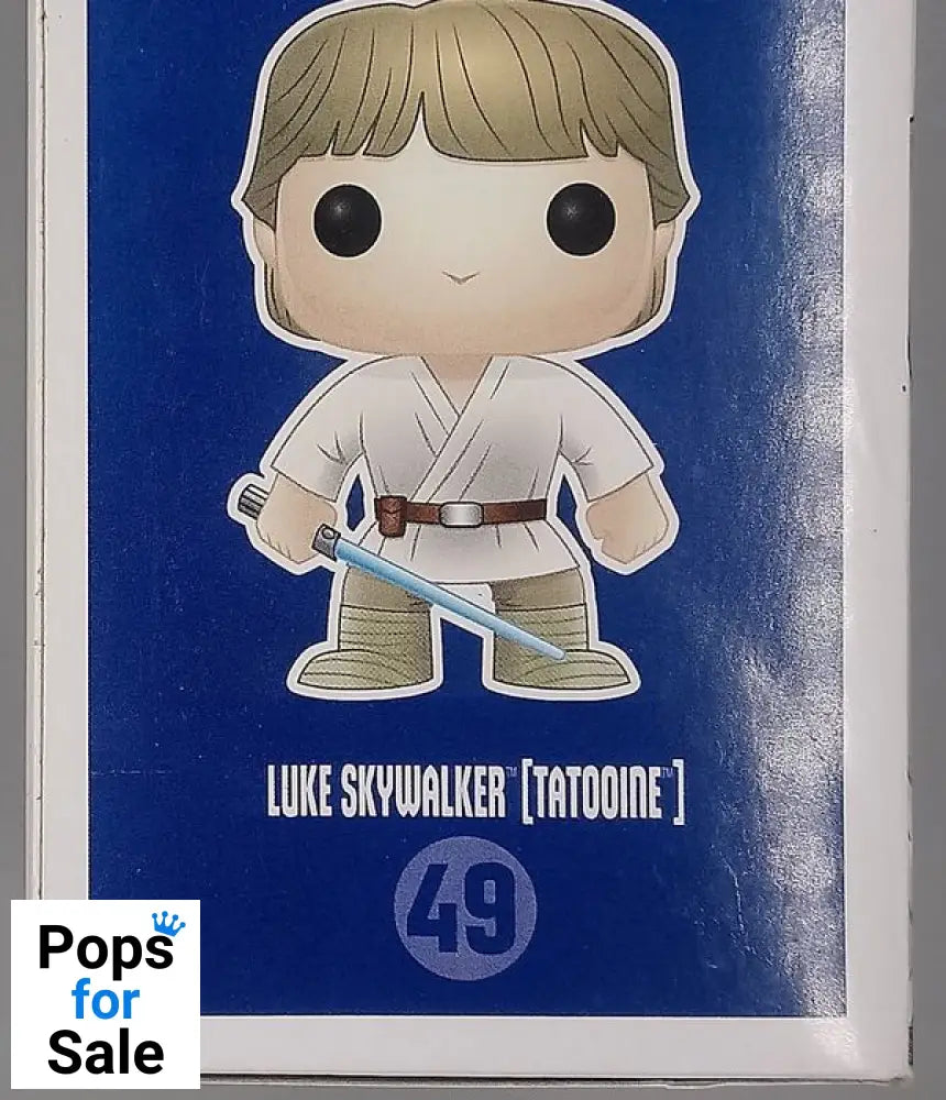 #49 Luke Skywalker (Tatooine) - Star Wars - Box Damaged Funko POP