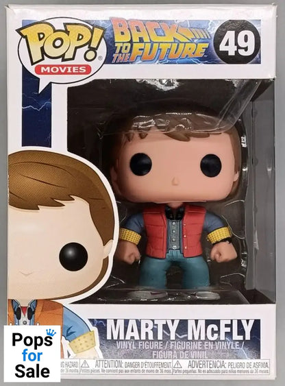 49 Marty McFly - Back to the Future - Box Damaged Funko POP