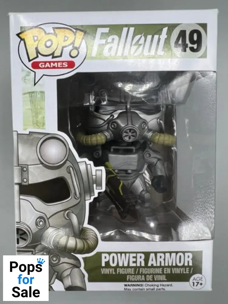 49 Power Armor (Brotherhood of Steel) - Fallout Funko POP - Box Damaged