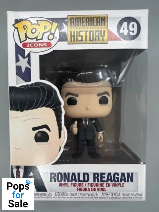 49 Ronald Reagan - American History - Box Damaged Funko POP