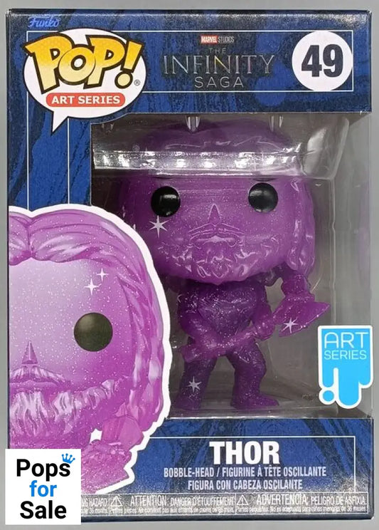 #49 Thor - Art Series - Marvel The Infinity Saga- Box Damaged Funko POP