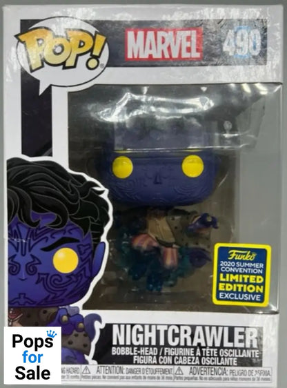 490 Nightcrawler (Teleporting) Marvel XMen 2020 Con - Box Damaged Funko POP