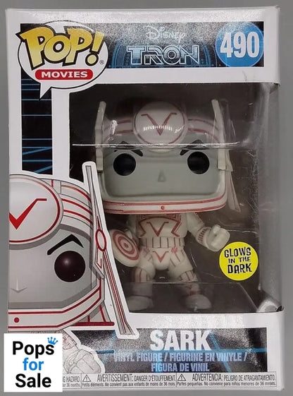 490 Sark - Glow in the Dark - TRON - Box Damaged Funko POP