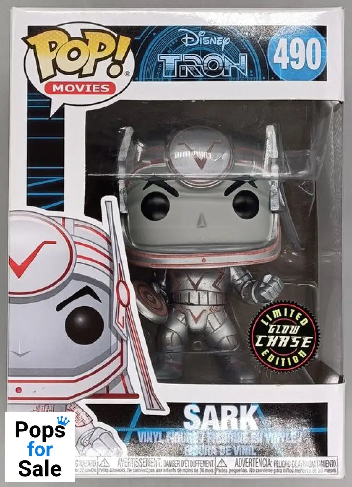 #490 Sark - Metallic Glow Chase - TRON Funko POP