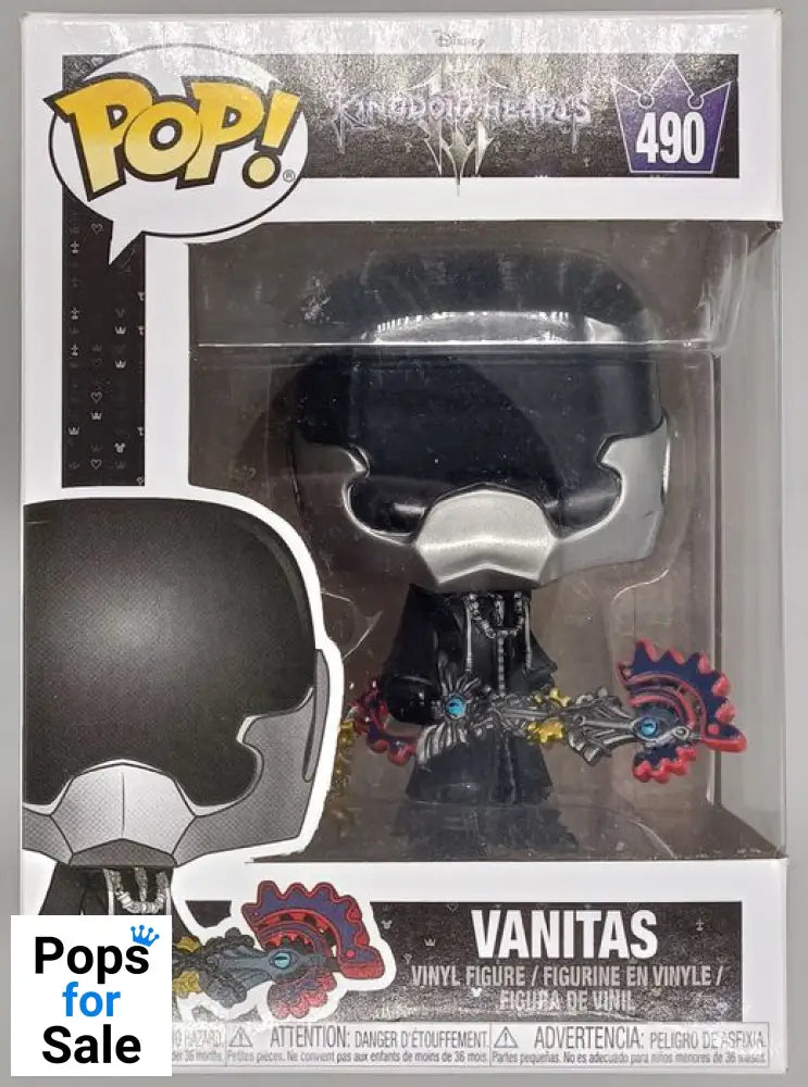 490 Vanitas - Kingdom Hearts - Box Damaged Funko POP