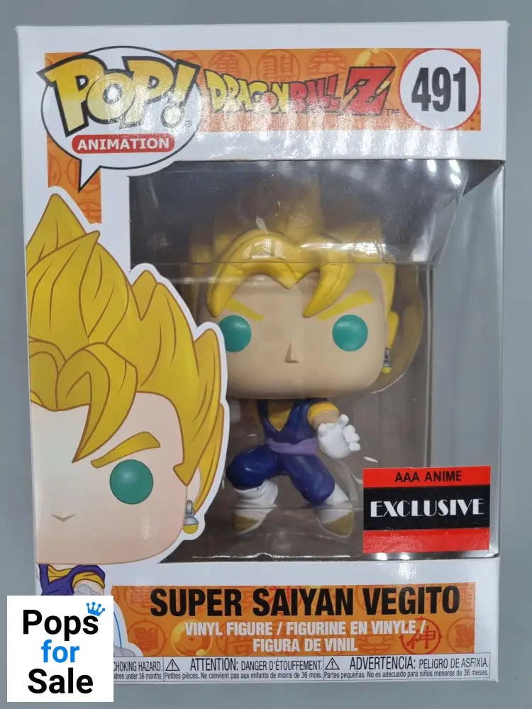 #491 Super Saiyan Vegito - Dragon Ball Z Funko POP