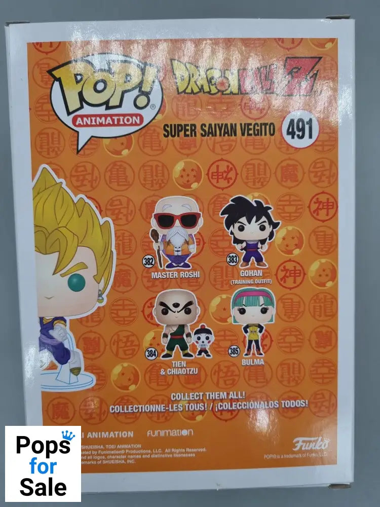 #491 Super Saiyan Vegito - Dragon Ball Z Funko POP