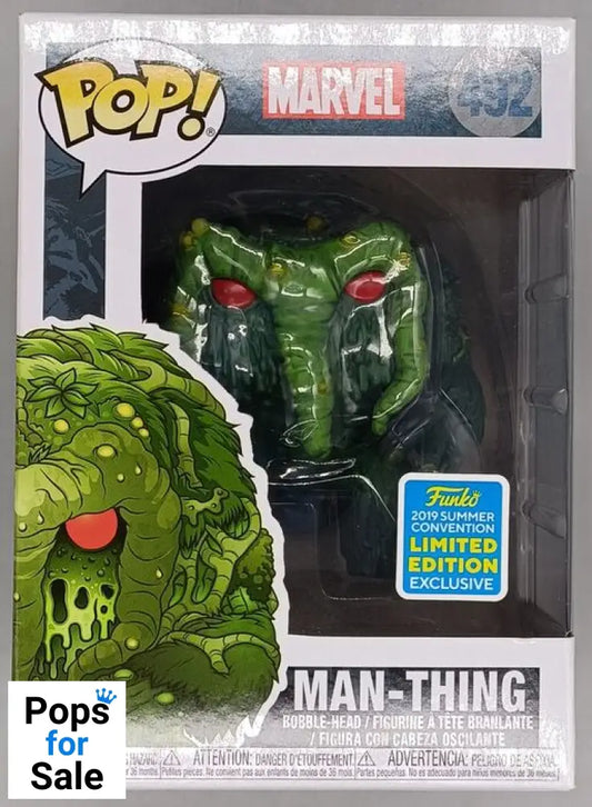 #492 Man-Thing - Marvel - 2019 Con - Box Damaged Funko POP