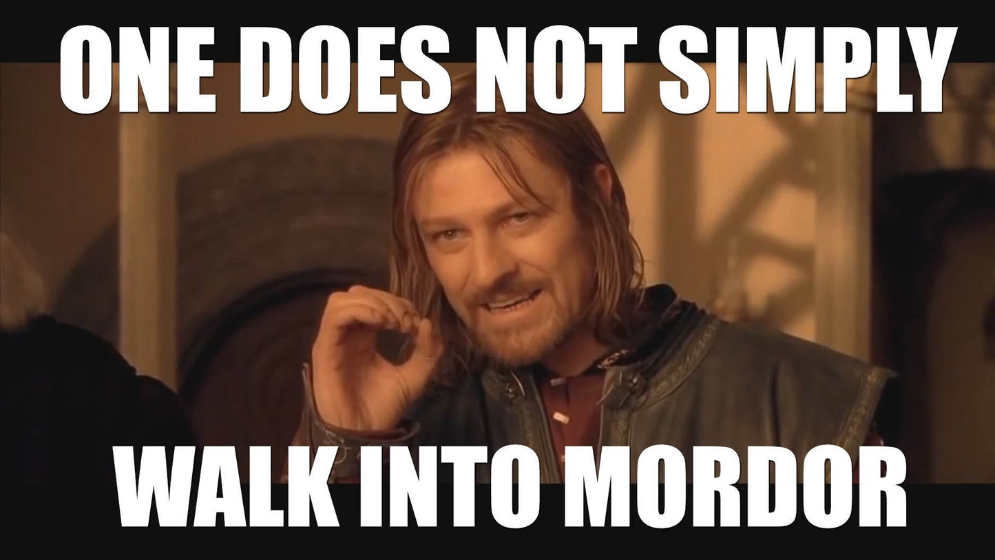 1709 Boromir (Meme) "One Does Not Simply" - Lord of the Rings Funko POP Preorder