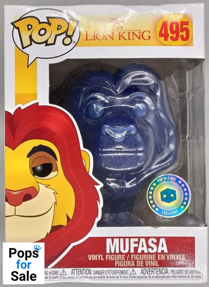 #495 Mufasa (Spirit) - Disney Lion King Box Damaged Funko POP