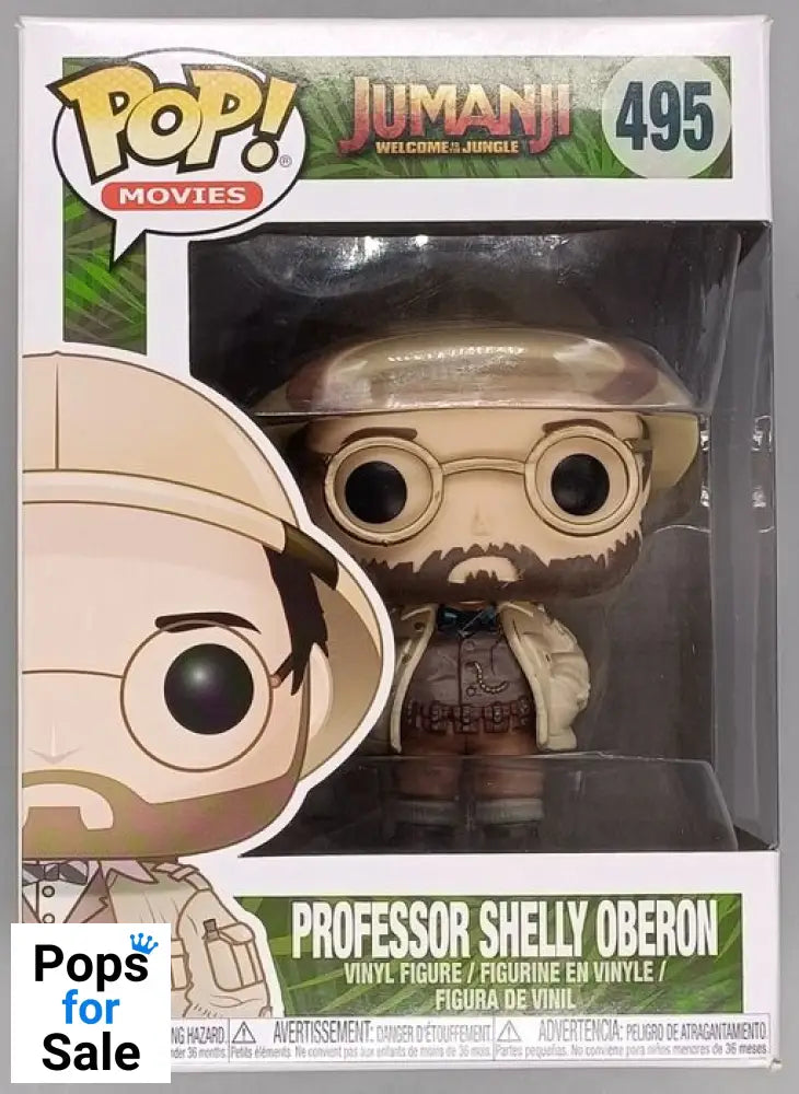 495 Professor Shelly Oberon - Jumanji - Funko POP - Box Damaged