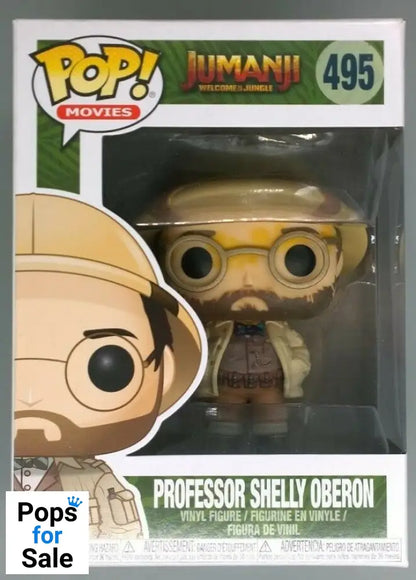 495 Professor Shelly Oberon - Jumanji - Funko POP - Box Damaged