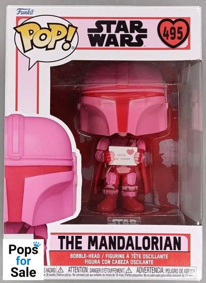 495 The Mandalorian (Valentine) - Star Wars - Funko POP - Box Damaged