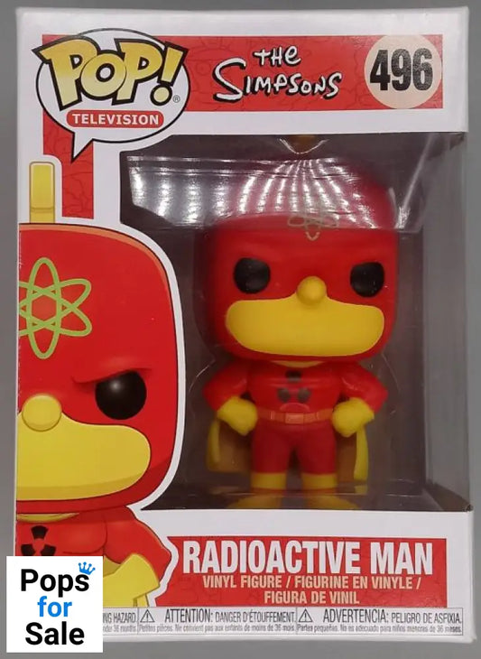 496 Radioactive Man - The Simpsons - Box Damaged Funko POP