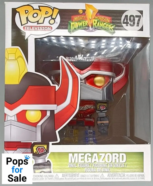 497 Megazord - 6 Inch - Power Rangers - Box Damaged Funko POP