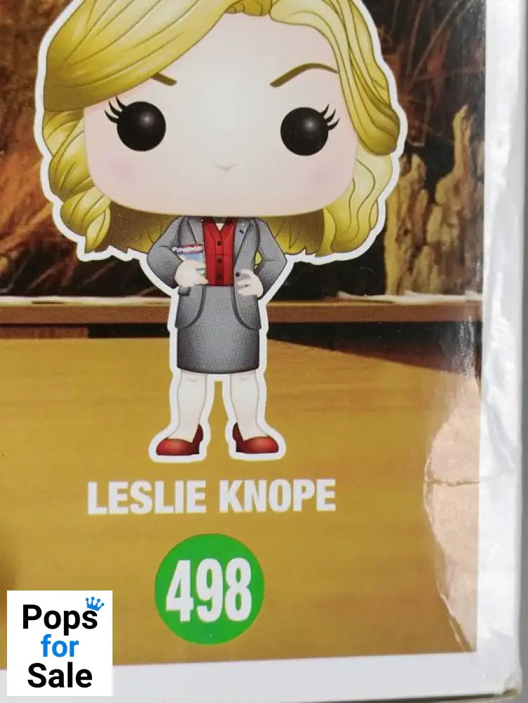 #498 Leslie Knope - Parks & Recreation - Box Damaged Funko POP