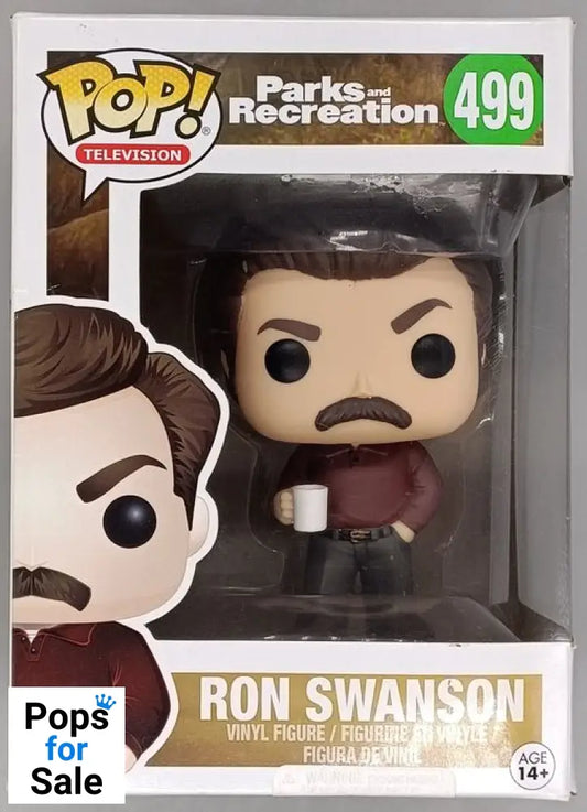 499 Ron Swanson - Parks and Recreation - Box Damaged Funko POP