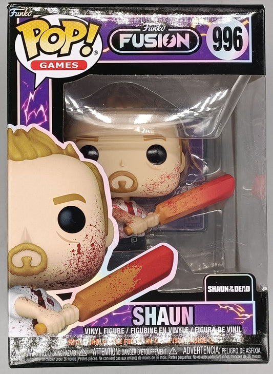 996 Shaun (Bat) - Shaun of the Dead - Funko Fusion - Funko POP - Box Damaged