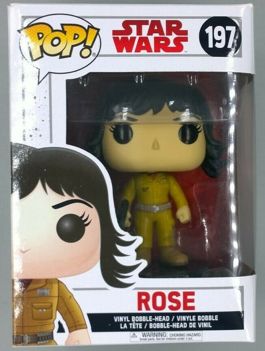 #197 Rose - Star Wars The Last Jedi - Box Damaged Funko POP