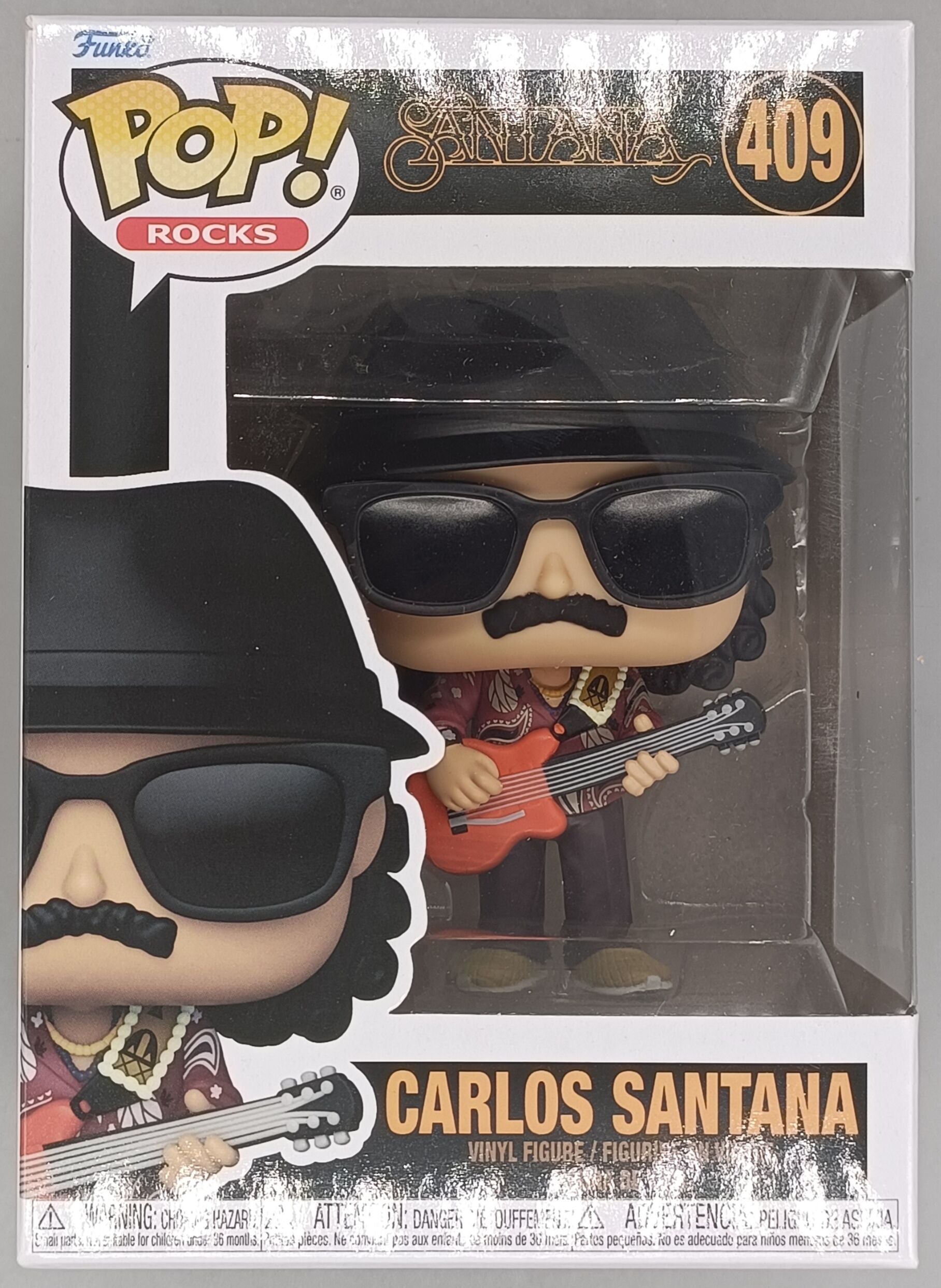 409 Carlos Santana - Santana - Rocks New Funko POP