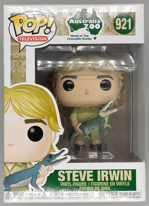 #921 Steve Irwin - Australia Zoo - Crocodile Hunter Damaged Box Funko POP