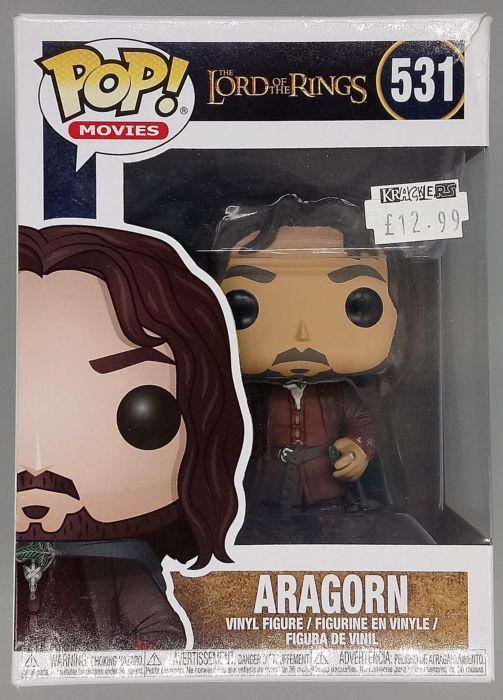 531 Aragorn - Lord Of The Rings - Box Damaged Funko POP