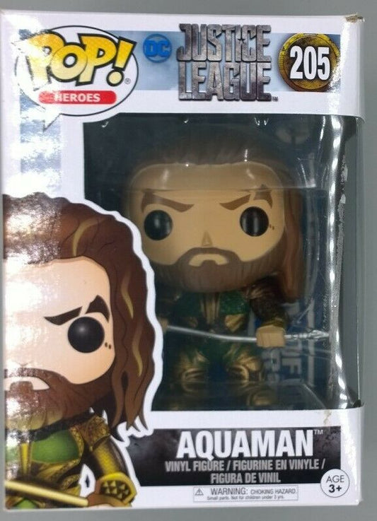 #205 Aquaman - DC Justice League - Box Damaged Funko POP