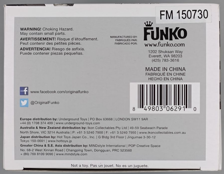 #74 Scarecrow - DC - Batman Arkham Knight - Box Damaged Funko POP