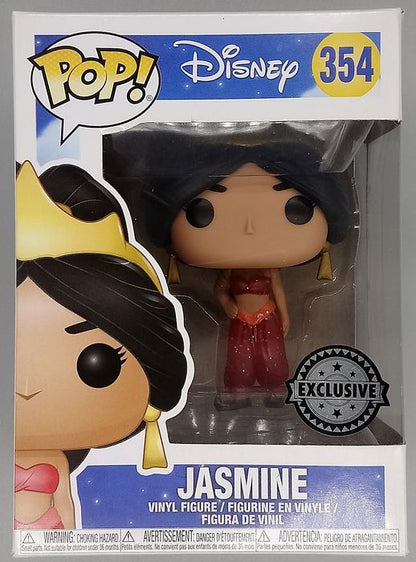 #354 Jasmine - Glitter - Disney Aladdin - Exclusive Funko POP